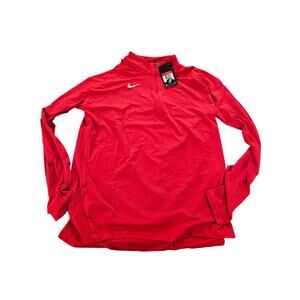 Nike Running Mens Quarter Zip Red Size Large